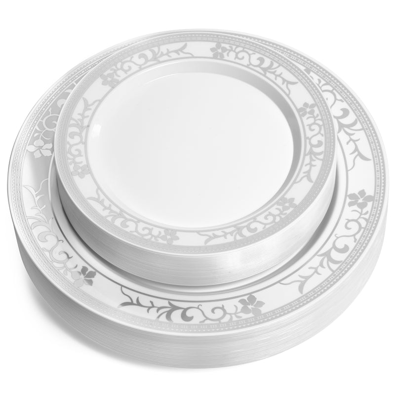 set of design plastic dinnerware 50 plates