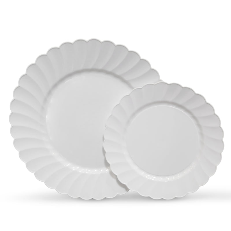 6" White Round Plates (50 count)
