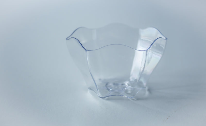 clear plastic mini bowl 