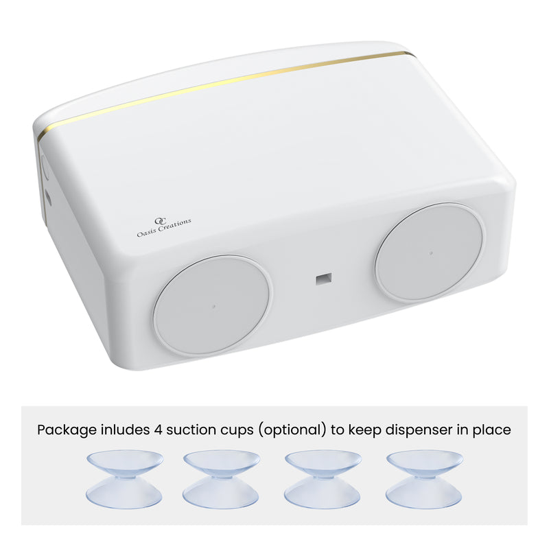 Multifold Countertop Paper Towel Dispenser - White
