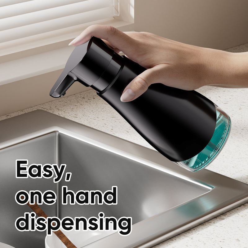 Stainless Steel Liquid Soap Dispenser (Black)