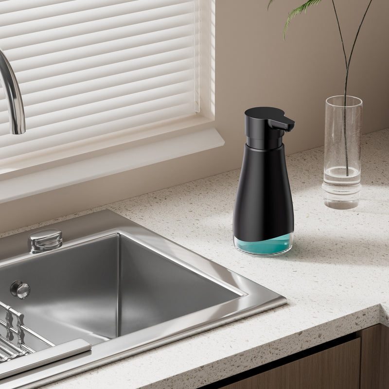 Stainless Steel Liquid Soap Dispenser (Black)