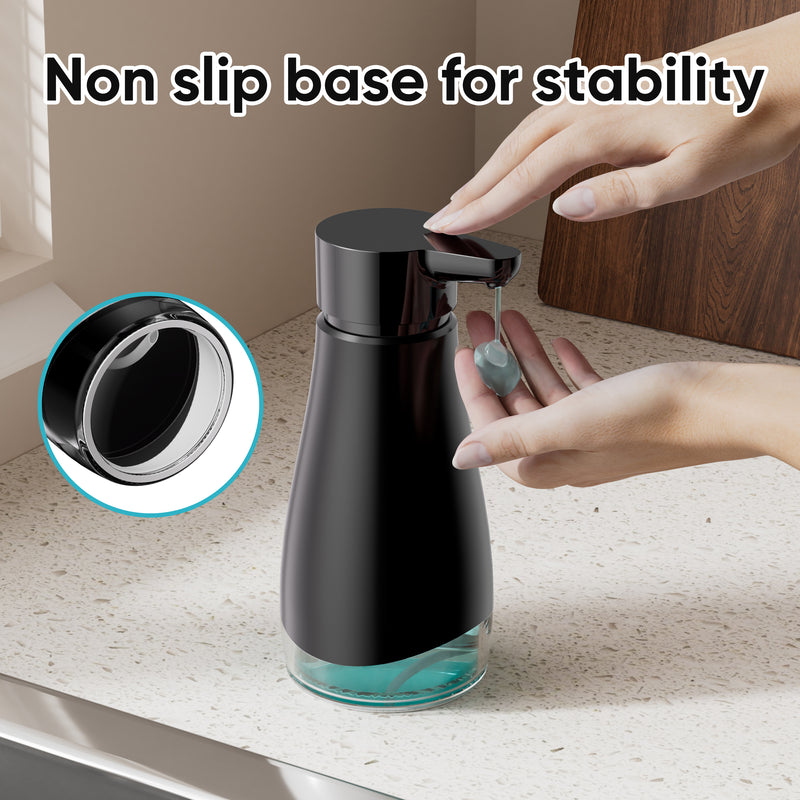 Stainless Steel Liquid Soap Dispenser (Black)