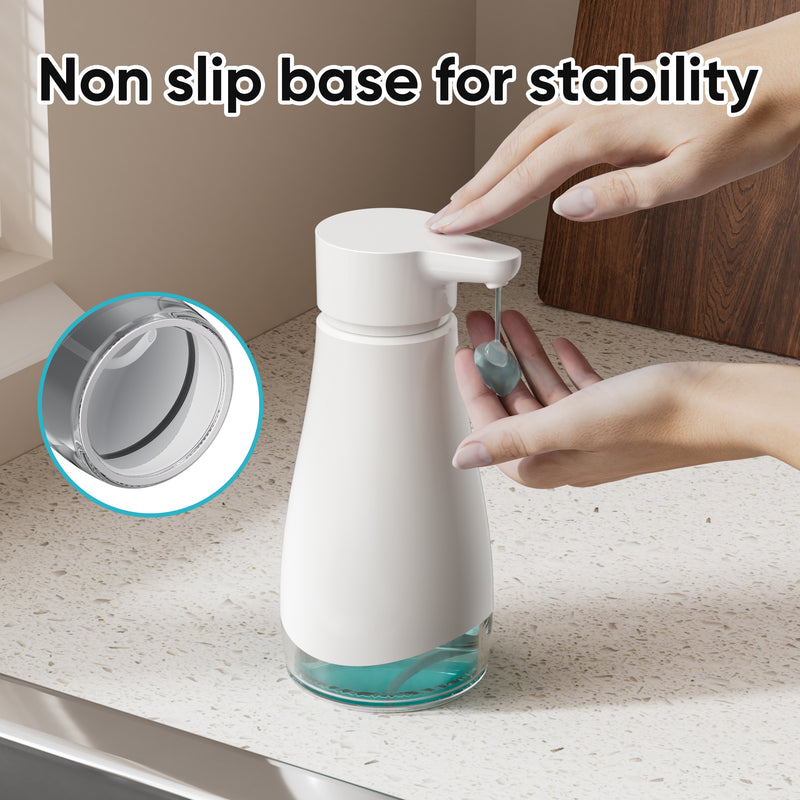 Stainless Steel Liquid Soap Dispenser (White)