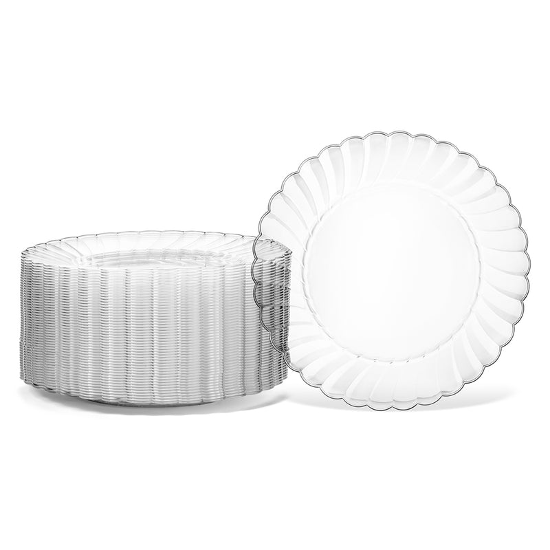 6 inch clear Plate six
