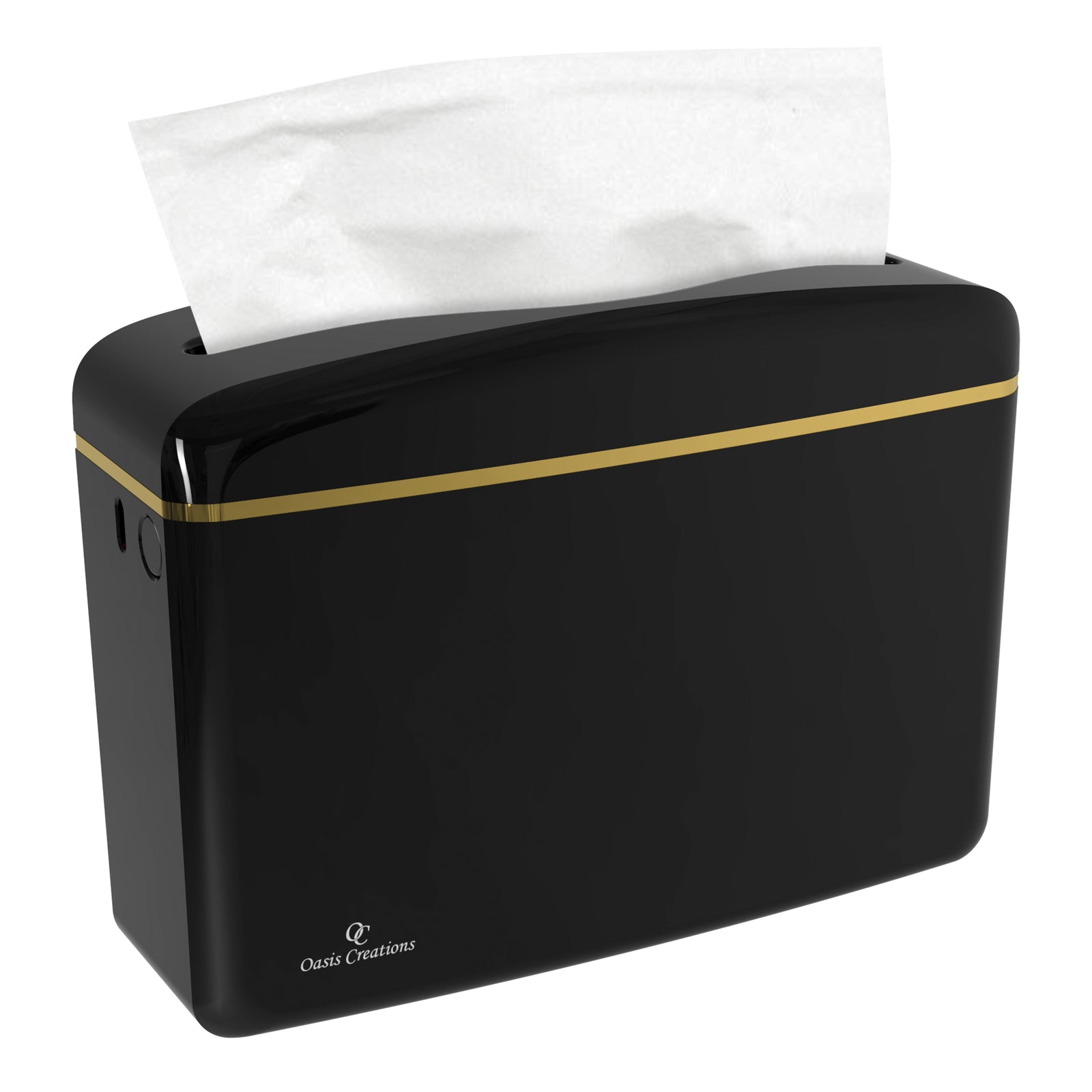 Multifold Countertop Paper Towel Dispenser - Black – Oasis Creations