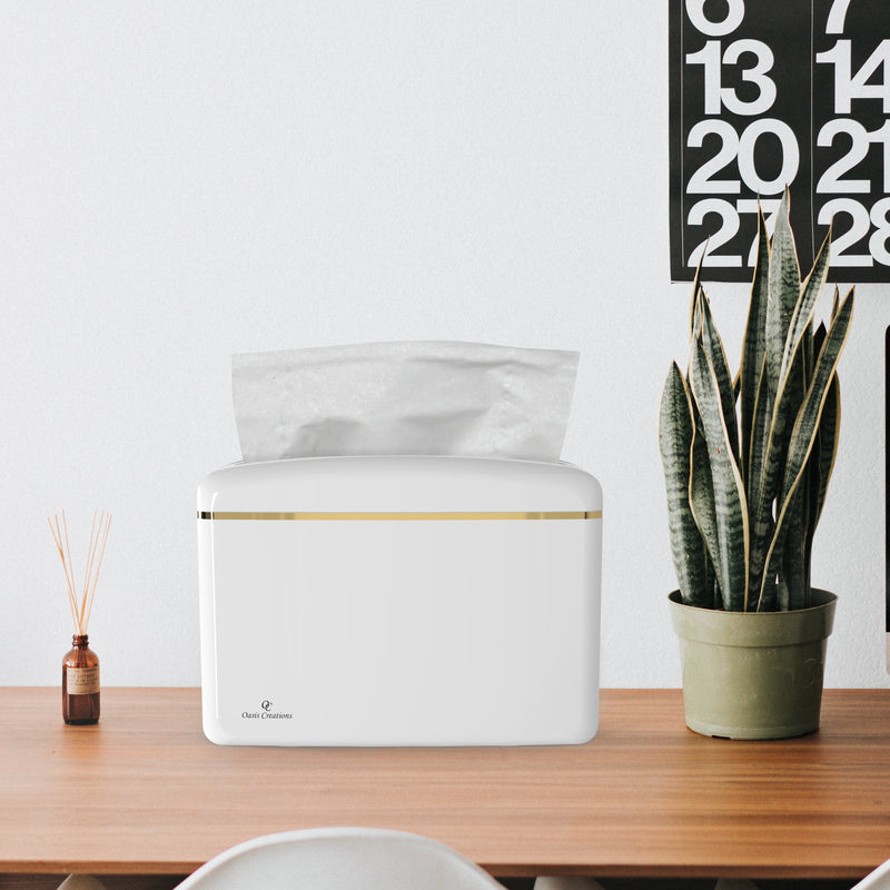 Multifold Countertop Paper Towel Dispenser - White
