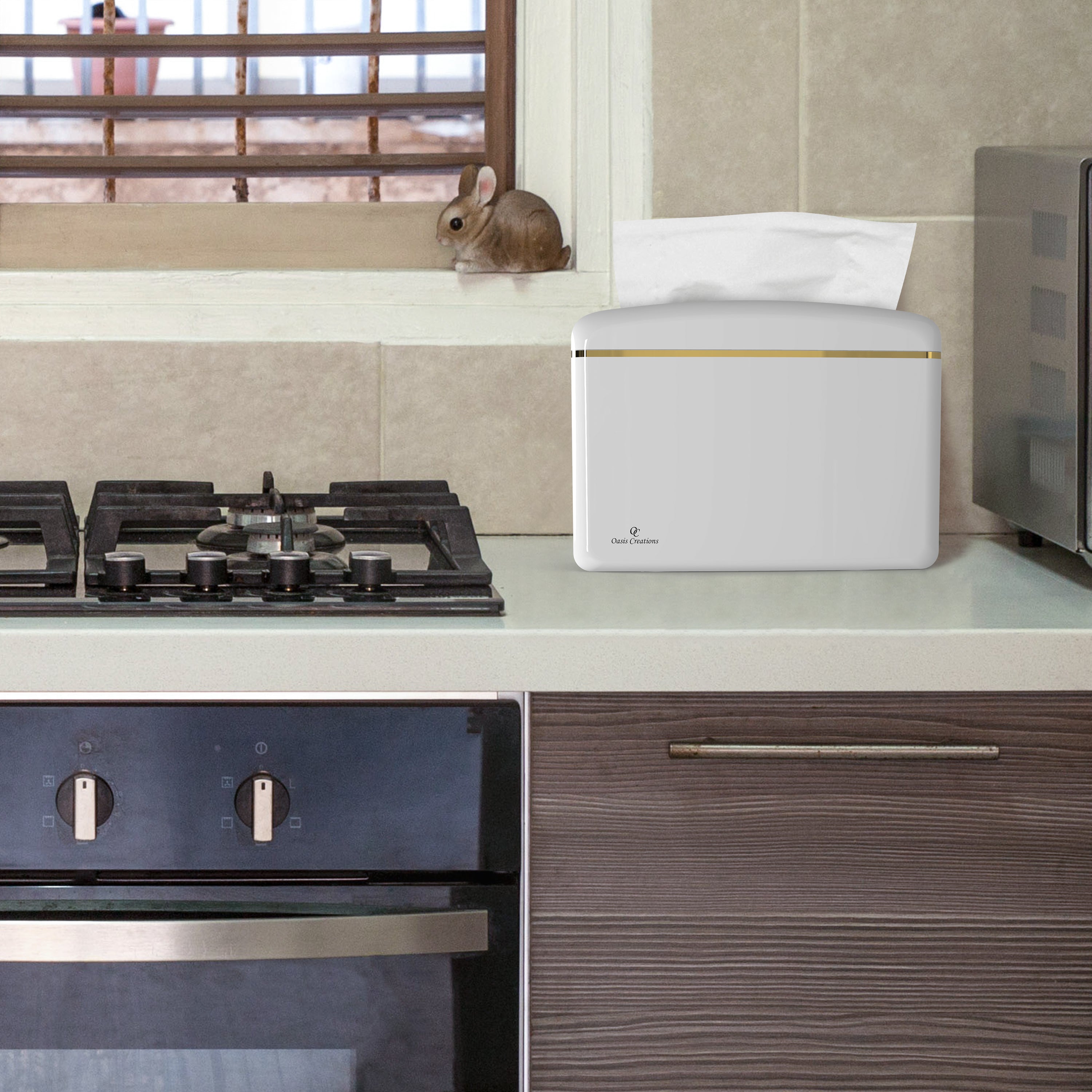 Countertop Paper Towel Dispenser Universal Fit For Multifold, C-Fold, Z - View #2