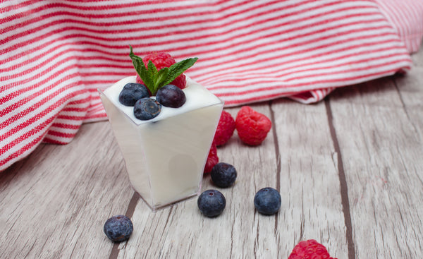 plastic square mini dessert cup