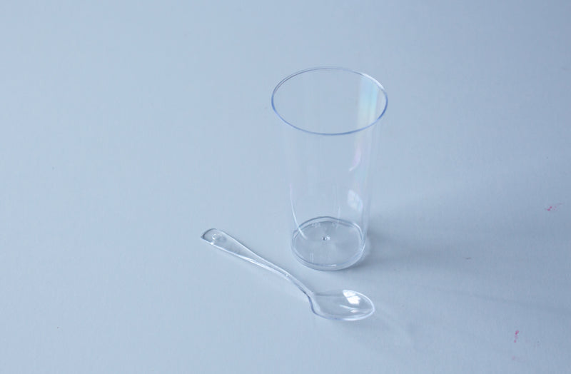 Round Shot Cups - Spoons Included - 3 oz (100 Count)