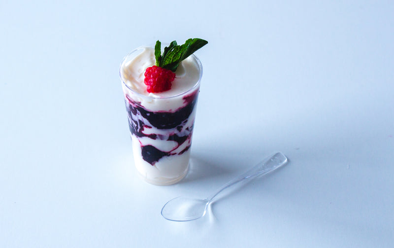 Round Shot Cups - Spoons Included - 3 oz (100 Count)