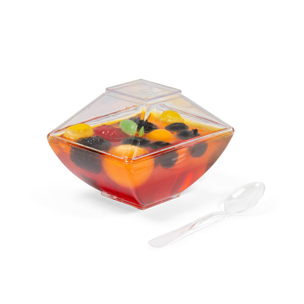 Wide Square Dessert Cup - 4 oz (50 Count)