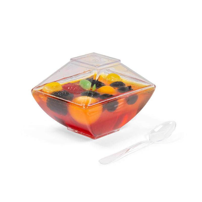 Wide Square Dessert Cup - 4 oz (50 Count)