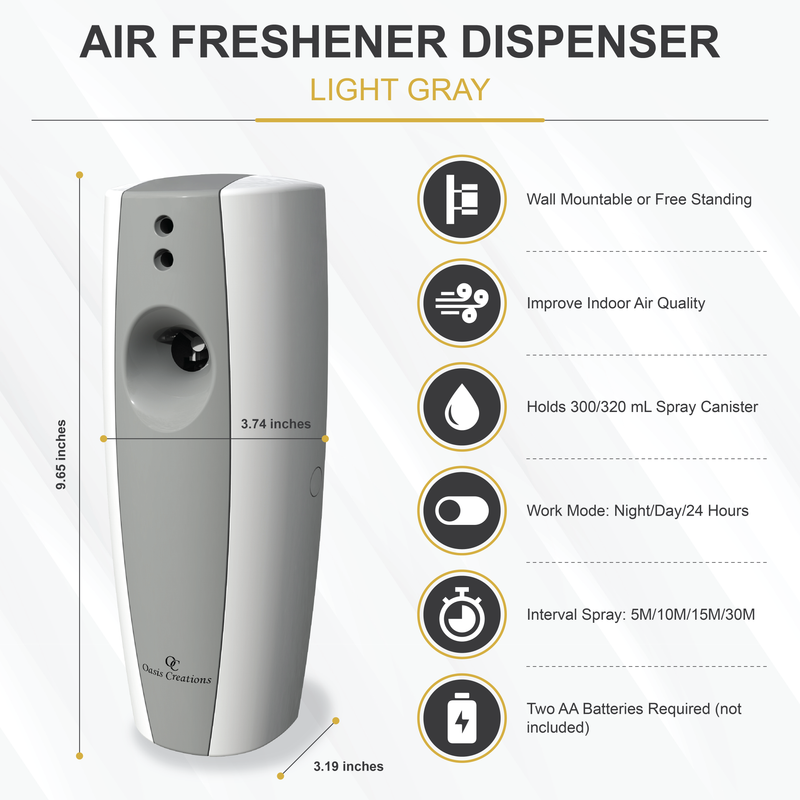 Air Freshener Dispenser Light Gray