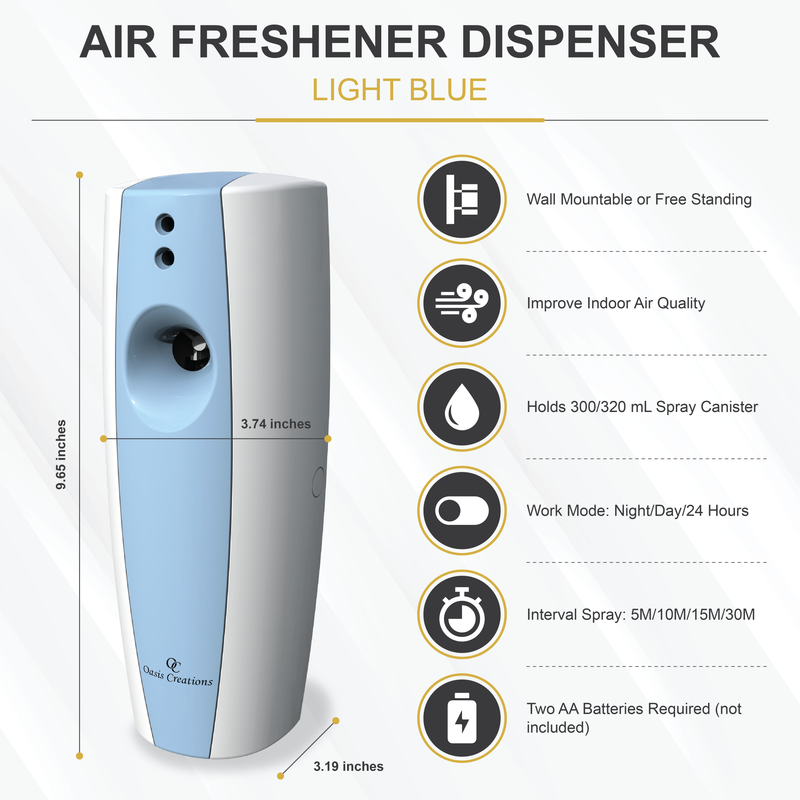 Air Freshener Dispenser Light Blue