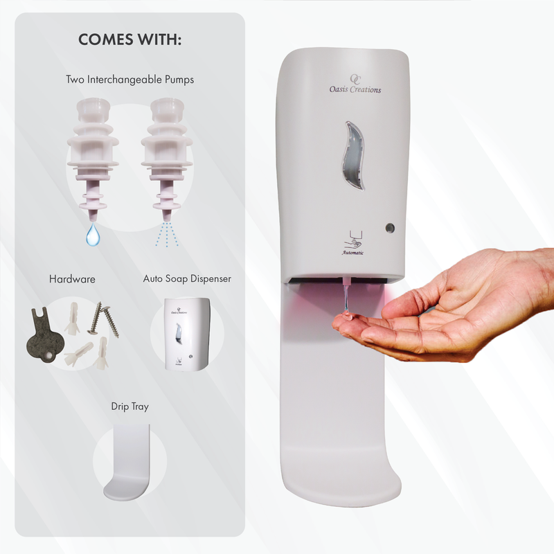 Automatic Sensor Soap and Hand Sanitizer Dispenser