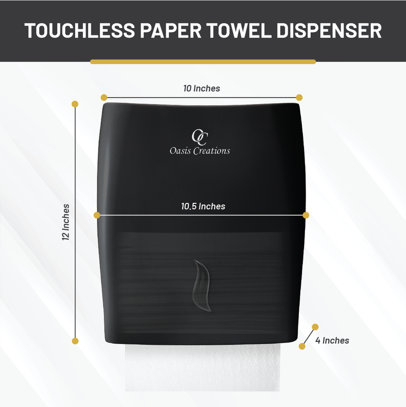 Touchless Paper Towel Dispenser (Black Smoke)