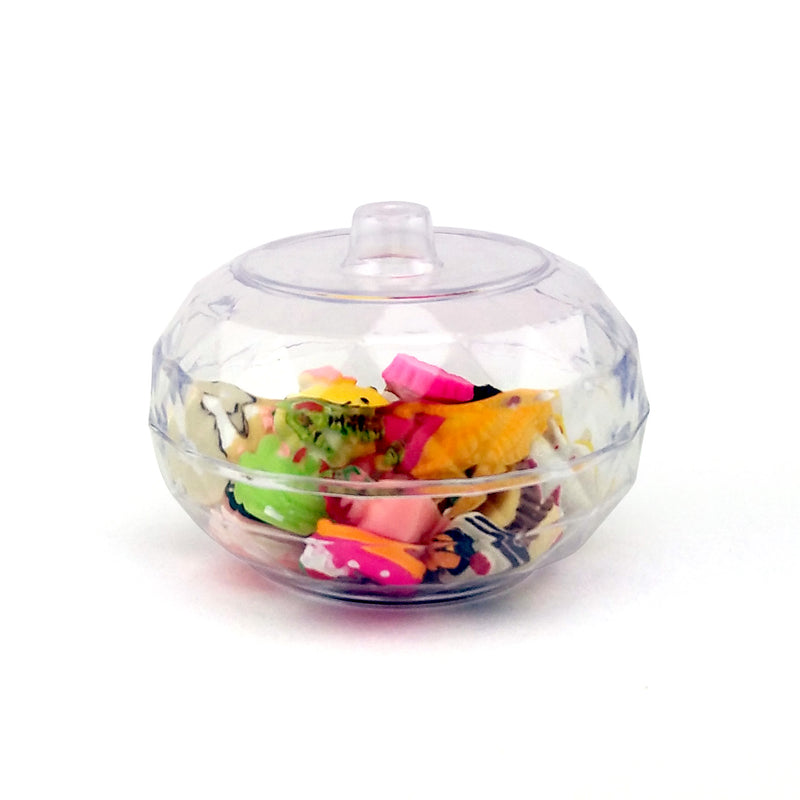 Round Plastic Bowl - Lids and Spoons Included - 5 oz (50 Count)