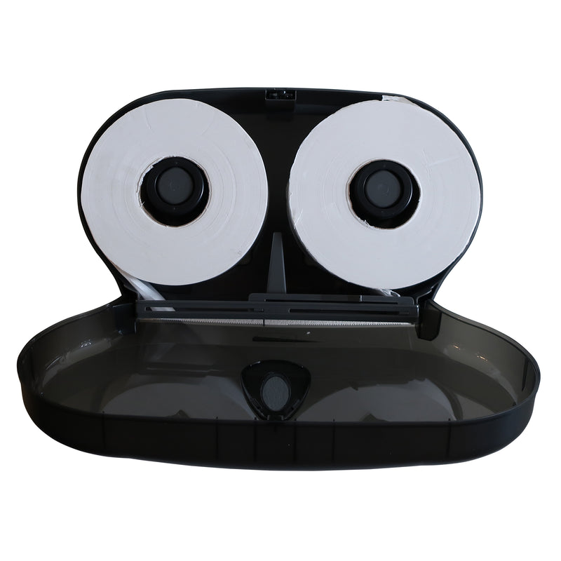 Jumbo Double Roll Toilet Paper Dispenser