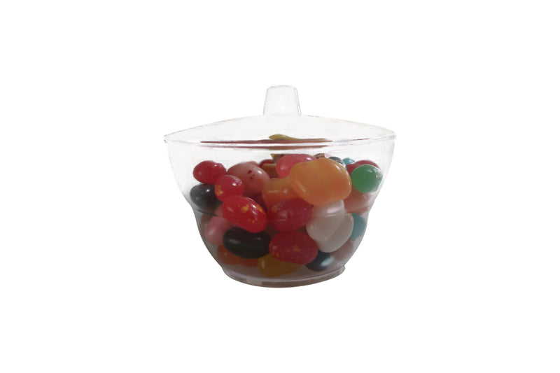 Round Dessert Cup - Lids and Spoons Included - 4.8 oz (50 Count)