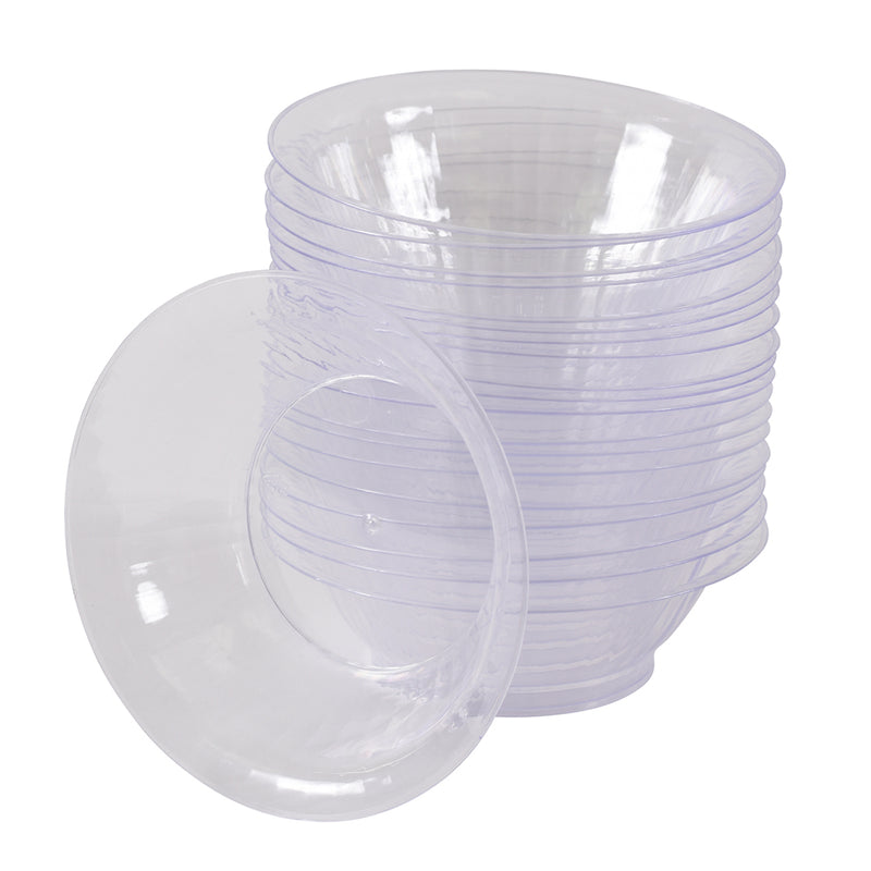 pack of 20 plastic bowls with fruits 