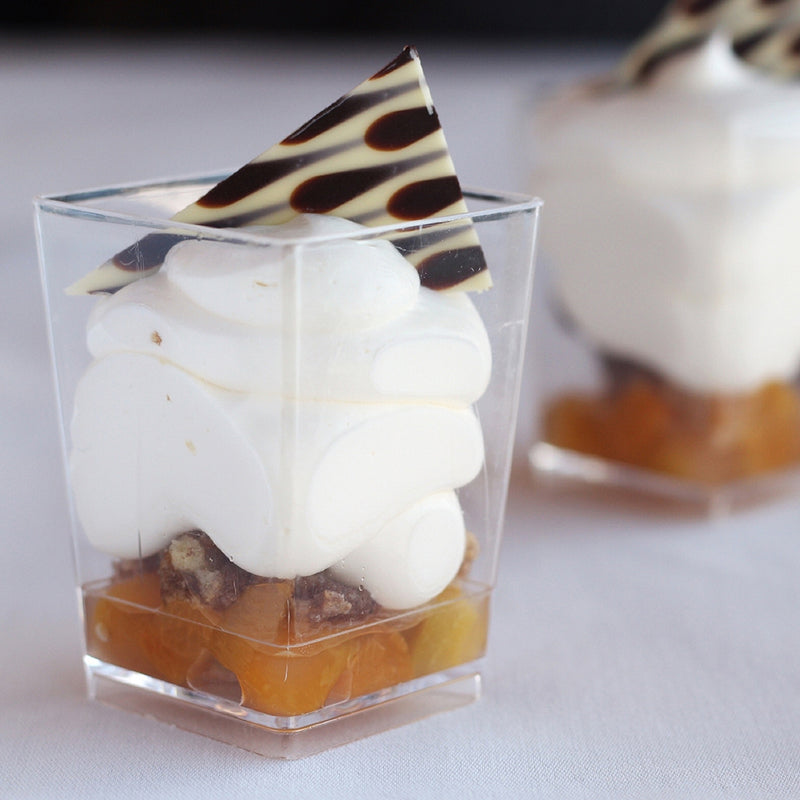 4 oz mini square dessert cups