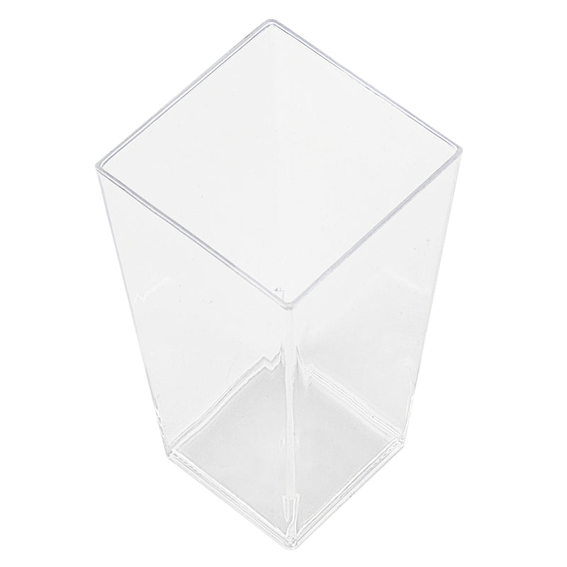 clear square plastic cup 