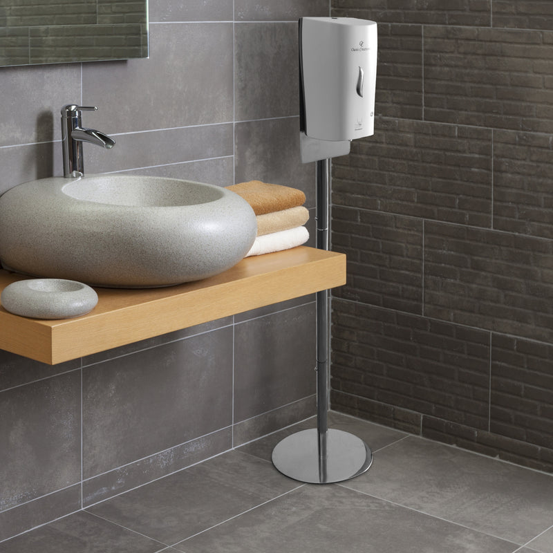 Universal Metal Stand - Automatic Soap Dispenser with Drip Tray Included