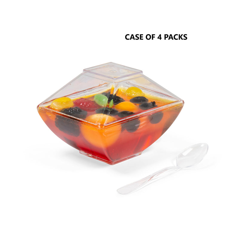 Wide Square Dessert Cup - 4 oz (50 Count)