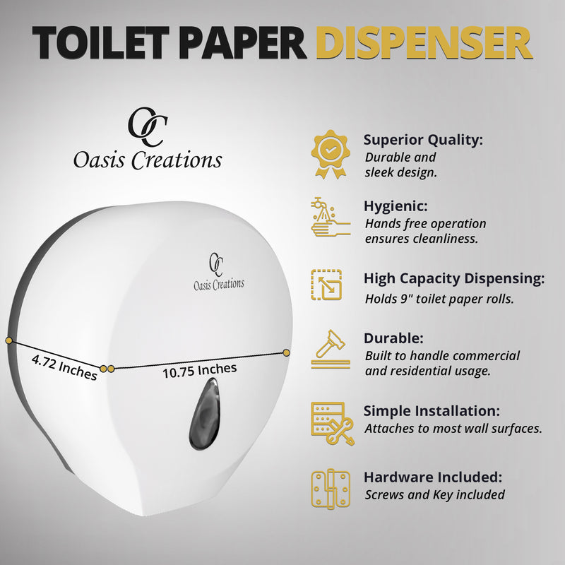 Toilet Paper Dispenser (White)