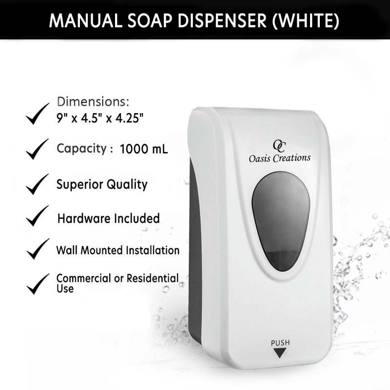 Manual Soap Dispenser (White)