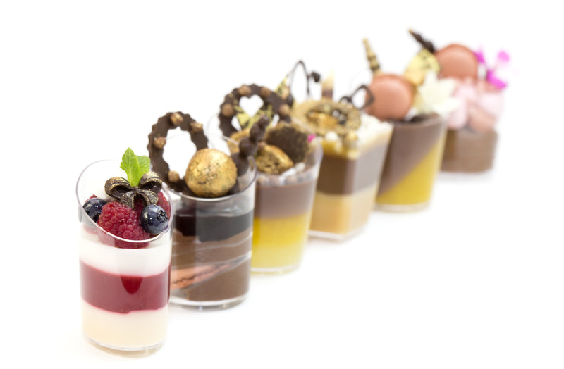 plastic Round Dessert Cups